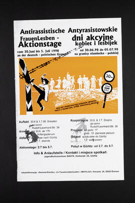 Antirassistische FrauenLesben-Aktionstage an der deutsch-polnischen Grenze.