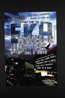 Wastelanders, Vault-Kids, Scavangers, Outlaws, Squatters, Mutants & other Creaturres. Prepare for the upcoming EKH Haus & Hoffest, 4 bis 8. Juli 2012