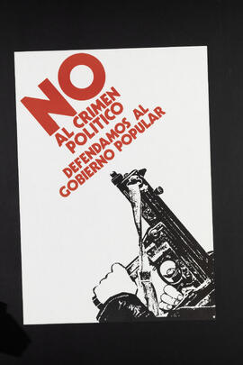 No al crimen politico