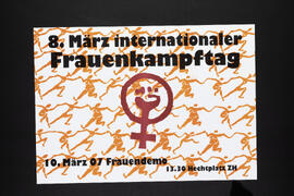 Internationaler Frauenkampftag. Frauendemo. Hechtplätz